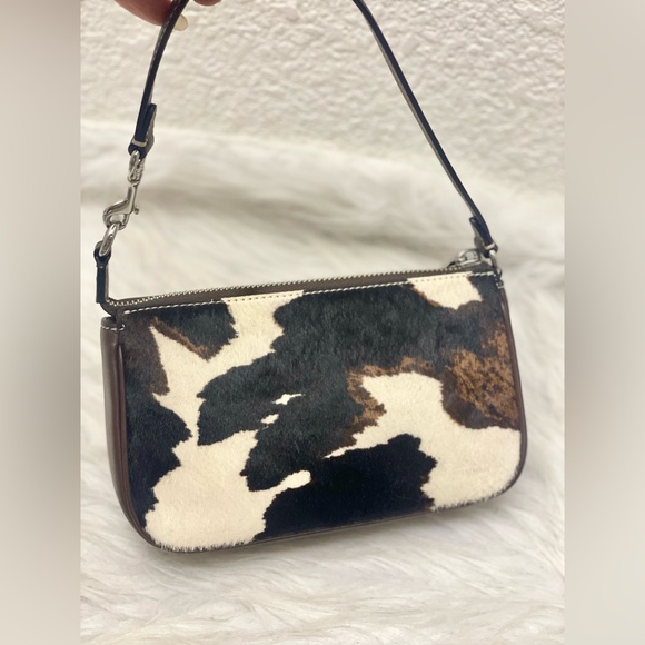 COACH Nolita 19 With Cow Print CCV61, cow printed haircalf/Sv/Cow Multi NWT - Picture 11 of 16